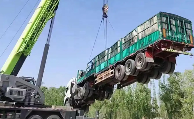 城北区道路脱困救援案例